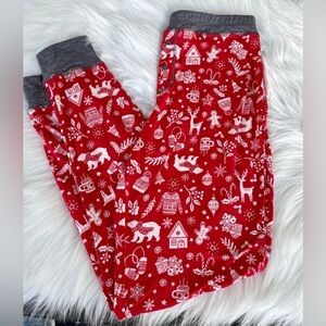 Cuddl Duds - Holiday Pajama Pant Joggers - Size Small